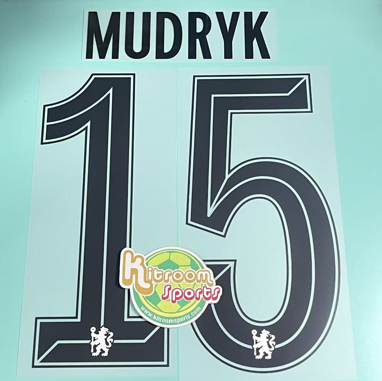 2022-23 Chelsea 3RD UCL Nameset #15 MUDRYK