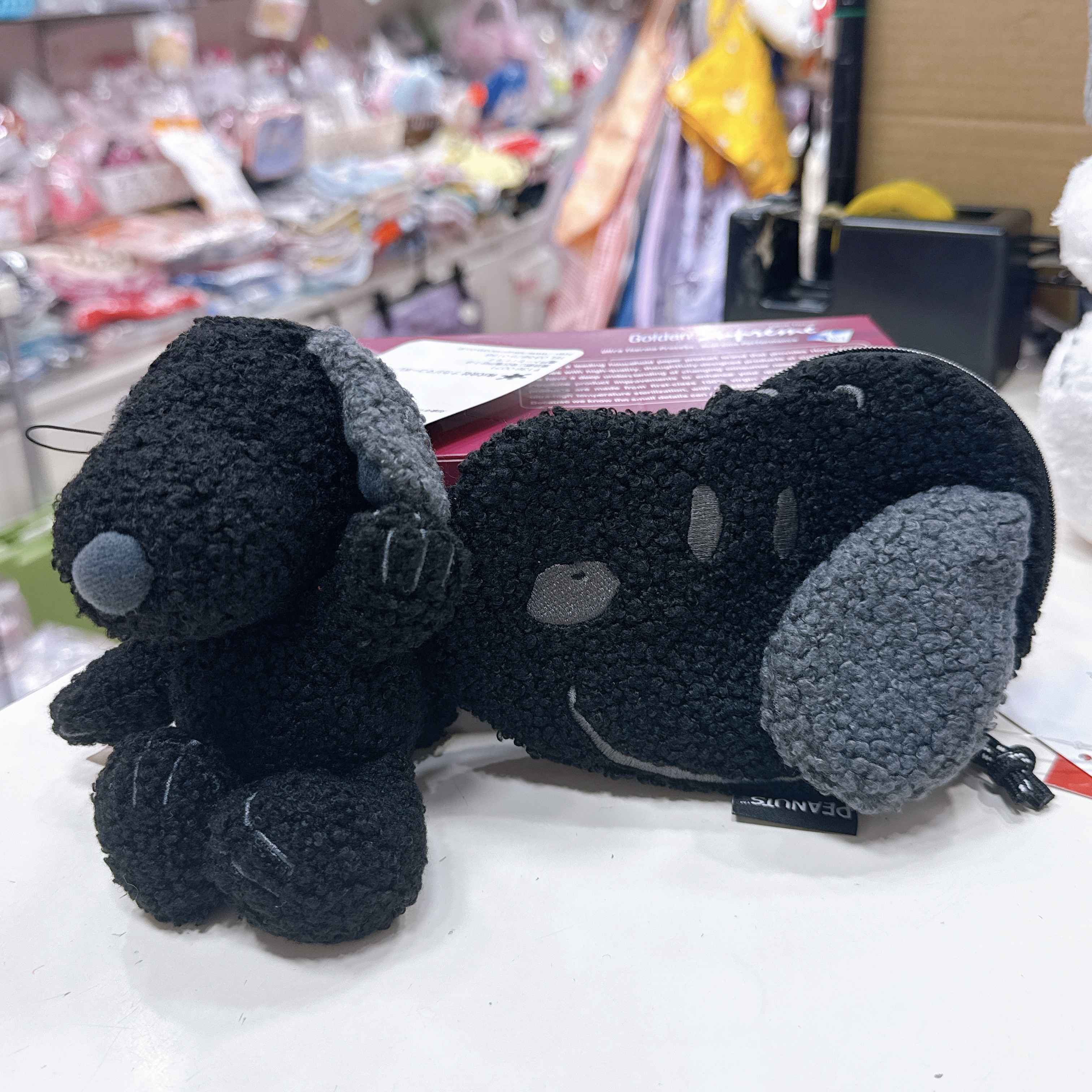 日本版Snoopy暗黑系列公仔掛飾/公仔散銀包