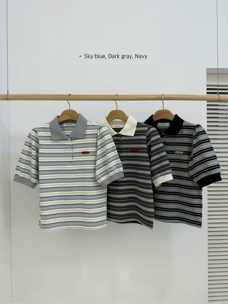 Non Live | Striped polo 