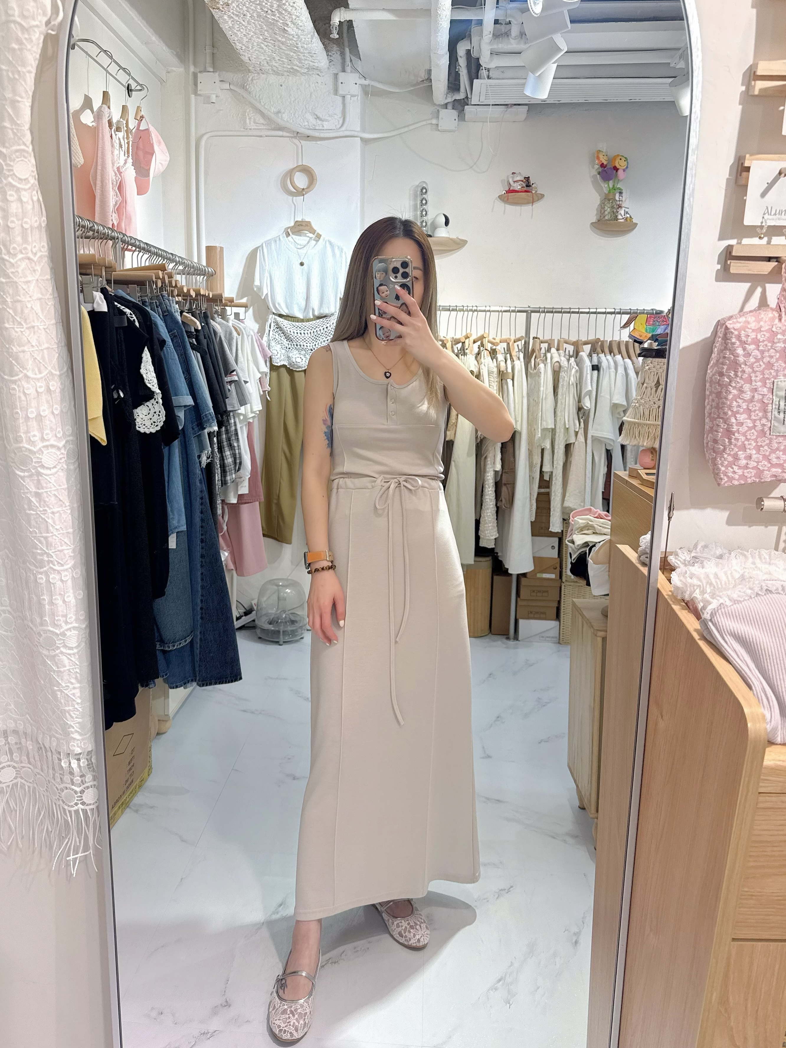 vest + skirt set