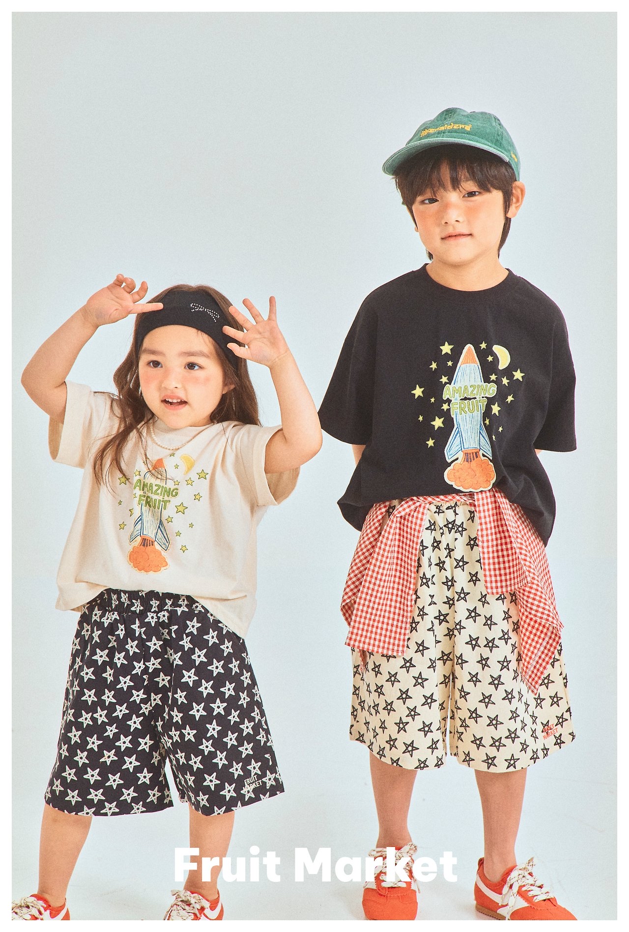 Fruit | Amazing T-shirt (Black/Ivory M100-110/L(110-120)