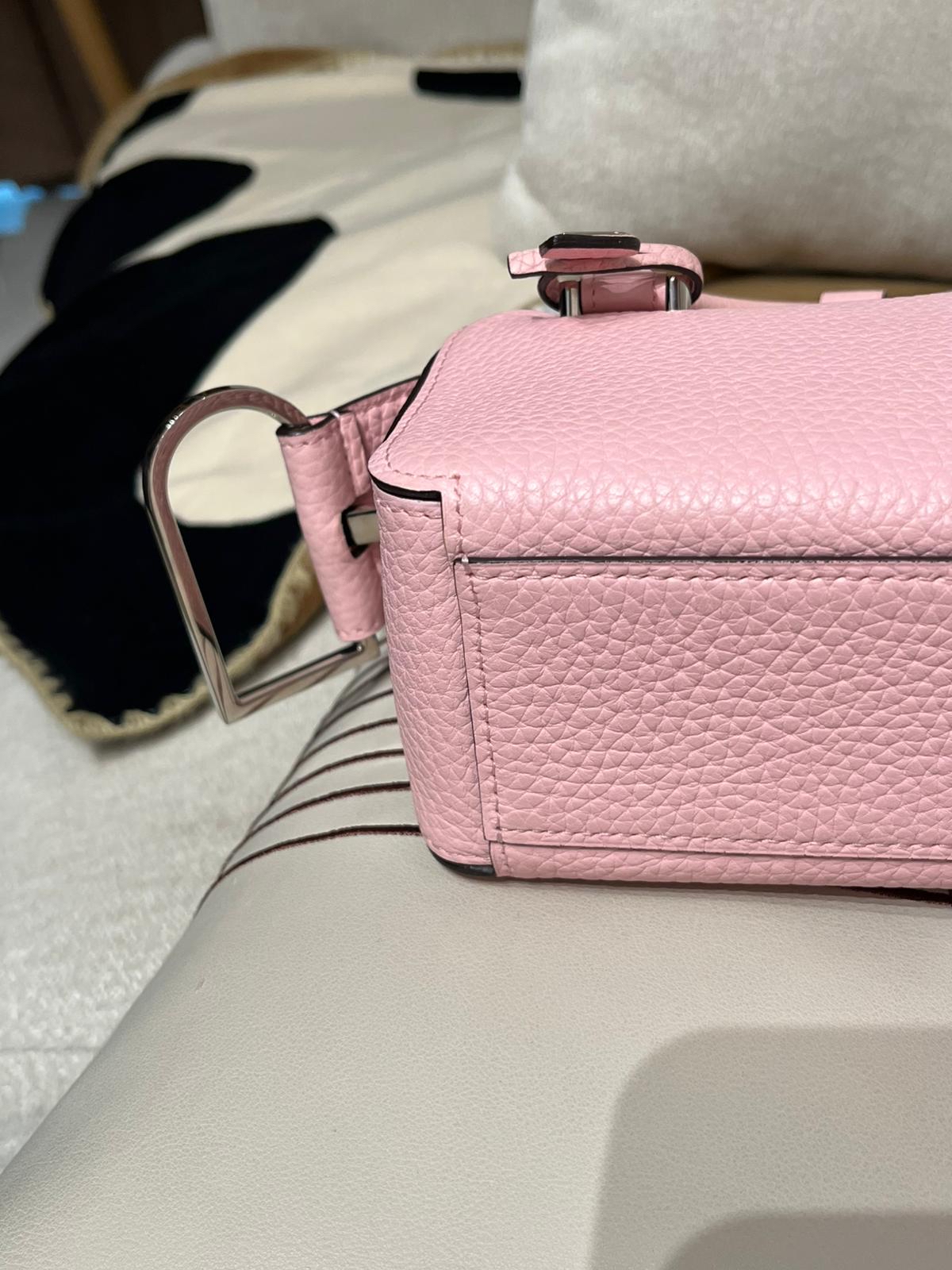 Delvaux cool box nano 牛皮銀扣，100%Authentic,99%new ✅Dust bag ✅ certificate