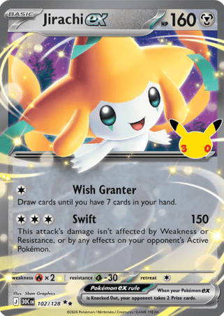 Pokemon TCG 30th Celebration - Jirachi EX-102/128