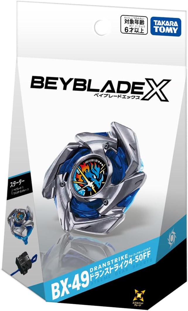 TAKARA TOMY Beyblade X BX-49 Dorant Strike 4-50FF 爆旋陀螺 對戰陀螺 金屬戰鬥玩具 日本正版