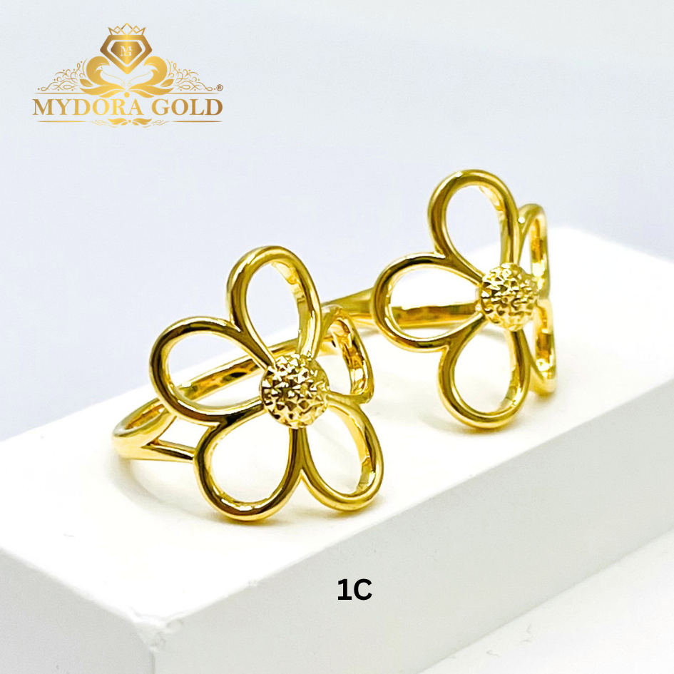 MYDORA Cincin Bunga Daisy Manis (5G) l EMAS 916/22K
