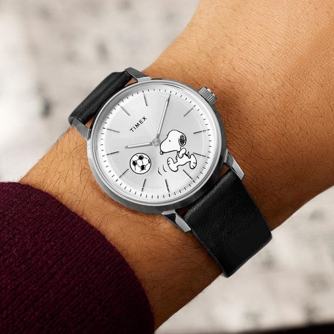 Timex x Peanuts Soccer 40mm 自動錶 TW2Y538