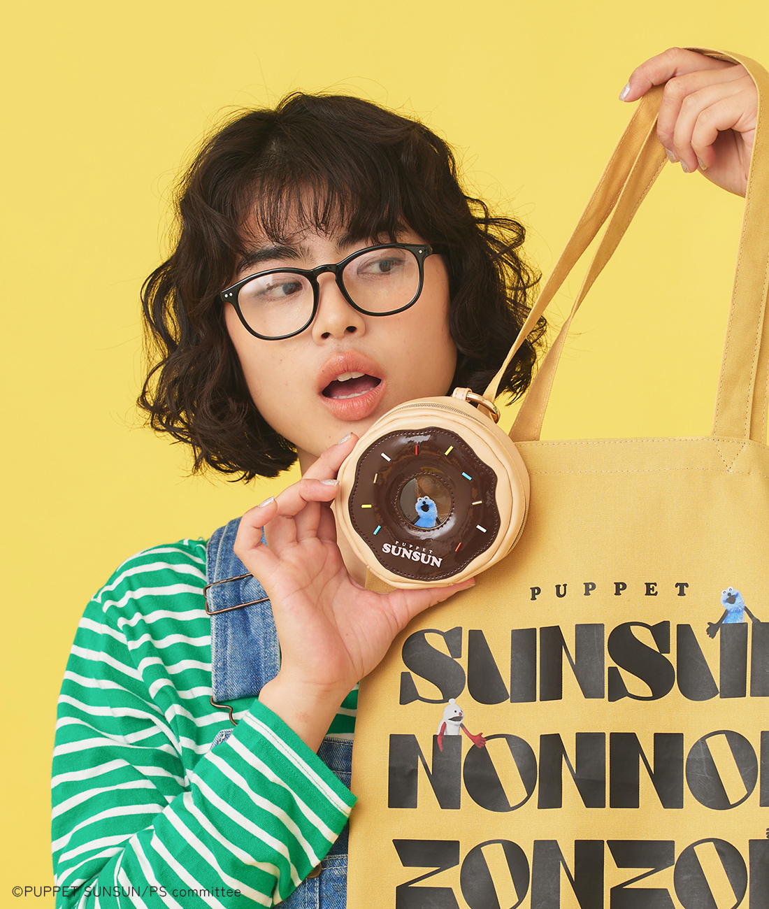 日本預訂📍日本Accommode x Puppet SunSun系列 - 冬甩造型袋仔