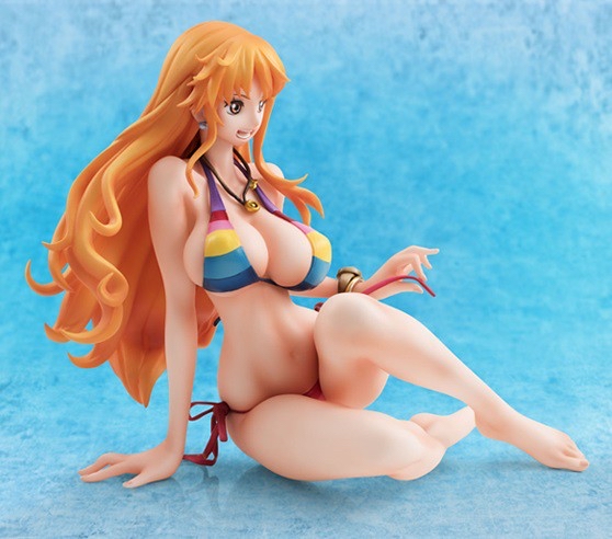 《限量版》Megahouse POP 海賊王 娜美 Nami Ver.BB 泳裝ver. PVC figure
