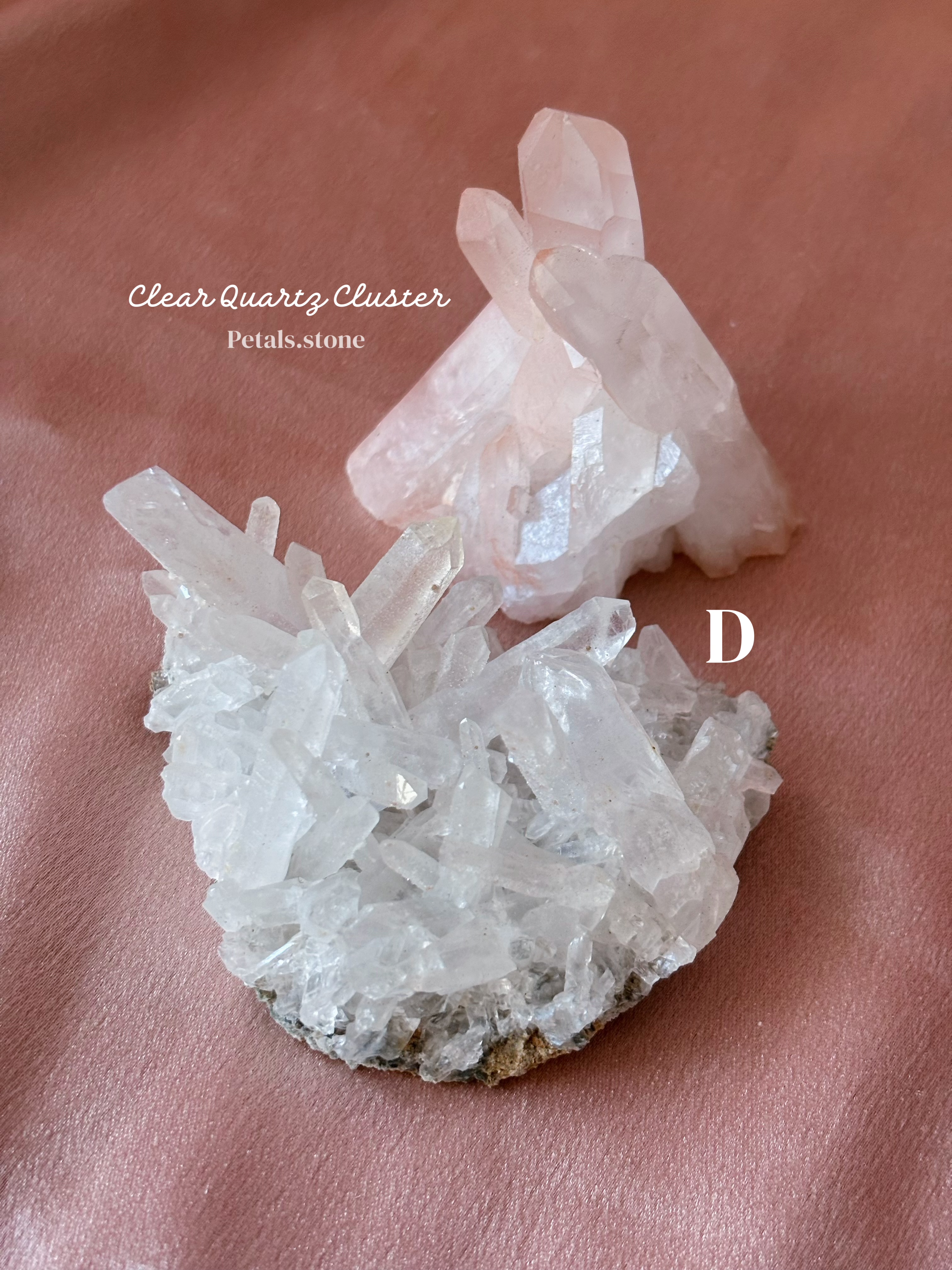 🤍Clear Quartz Cluster | 精緻白晶簇📎