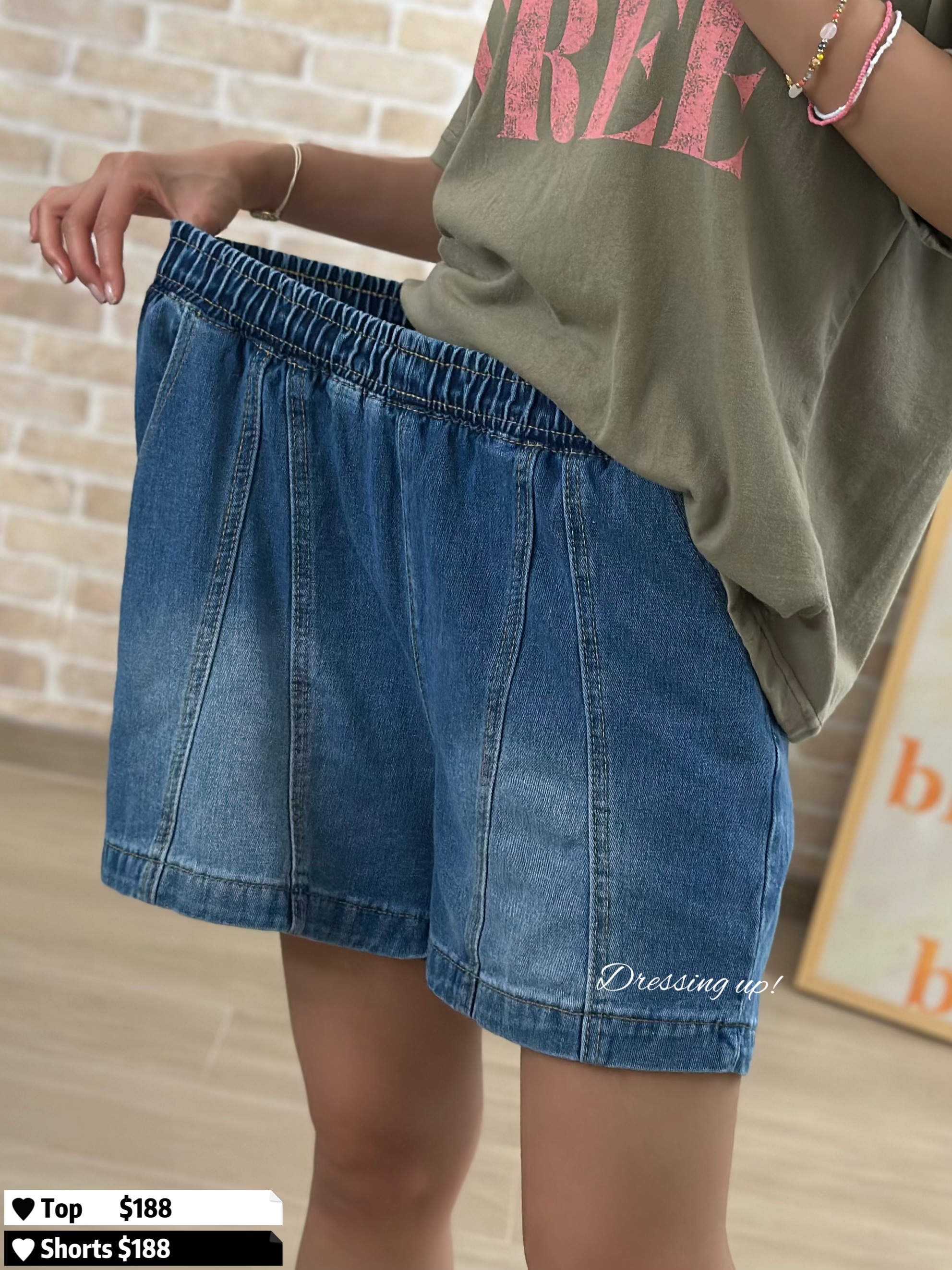 不單調牛仔｜車骨牛仔短褲