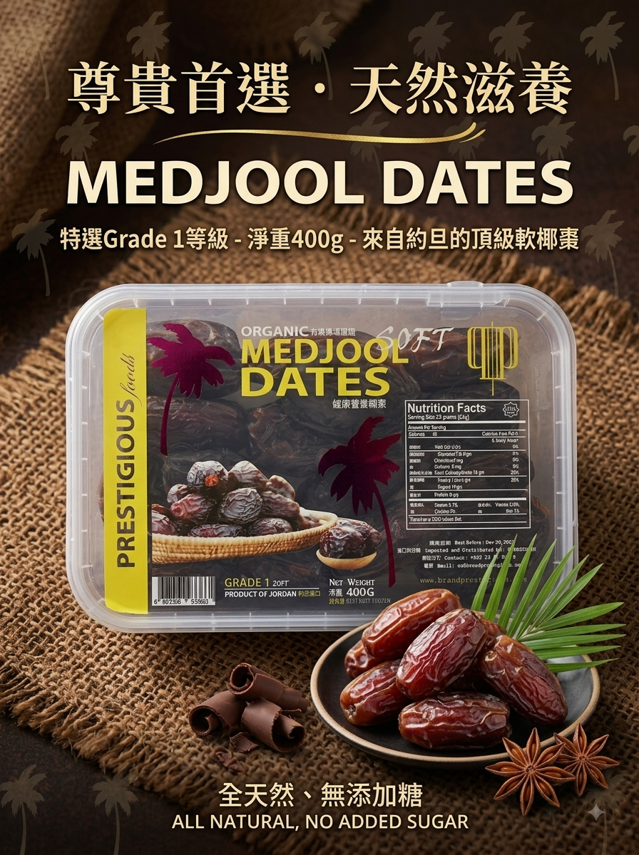 Prestigious Medjool 大王椰棗