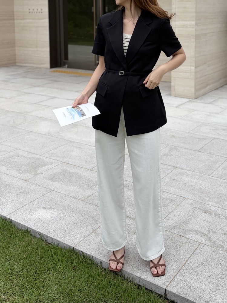 Claire Belted Blazer (Black)