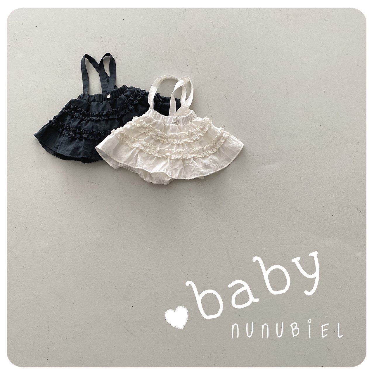 🇰🇷Nunubiel背帶包屁裙