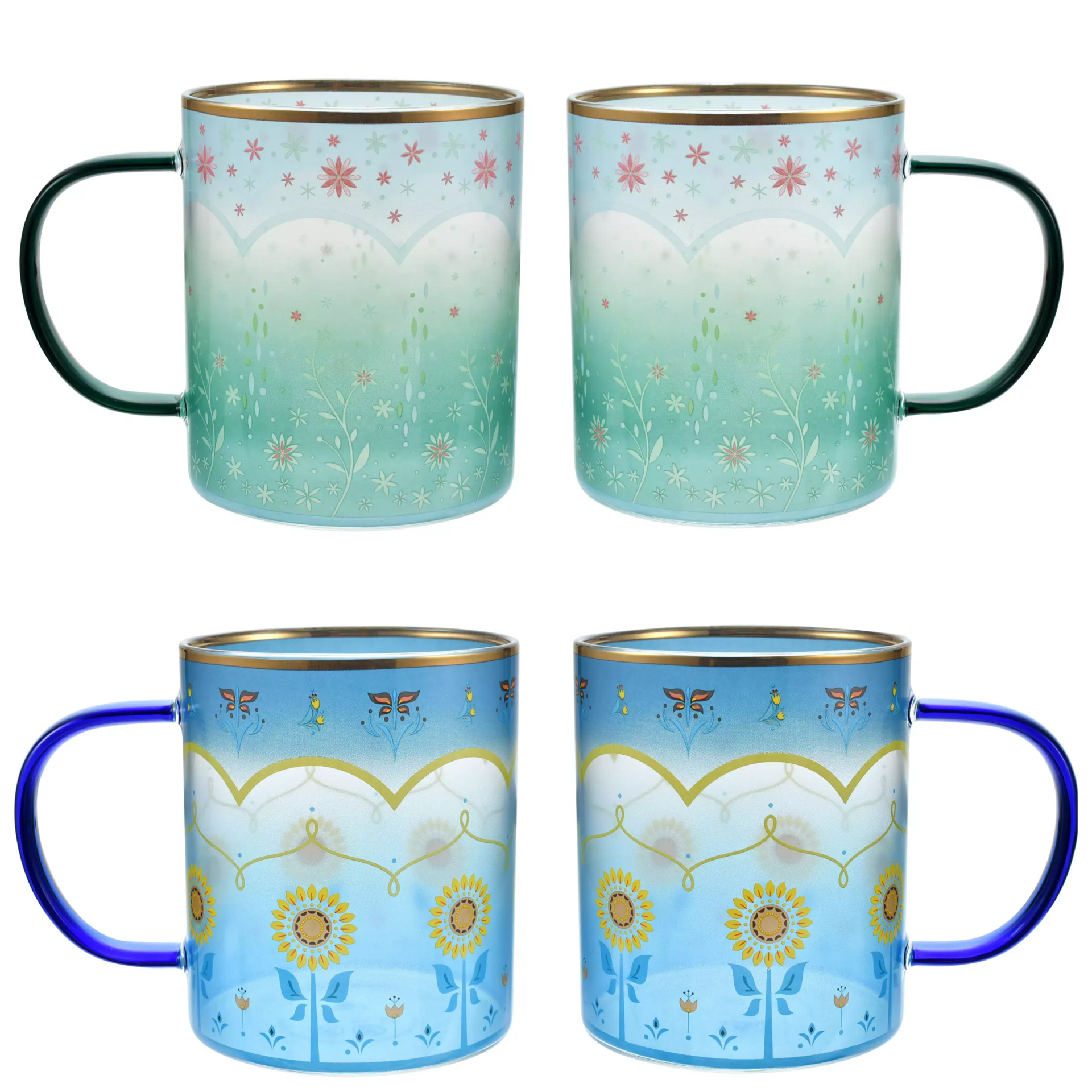 日本預訂📍日本迪士尼Frozen Fever系列 - 玻璃杯 14/4日本開售