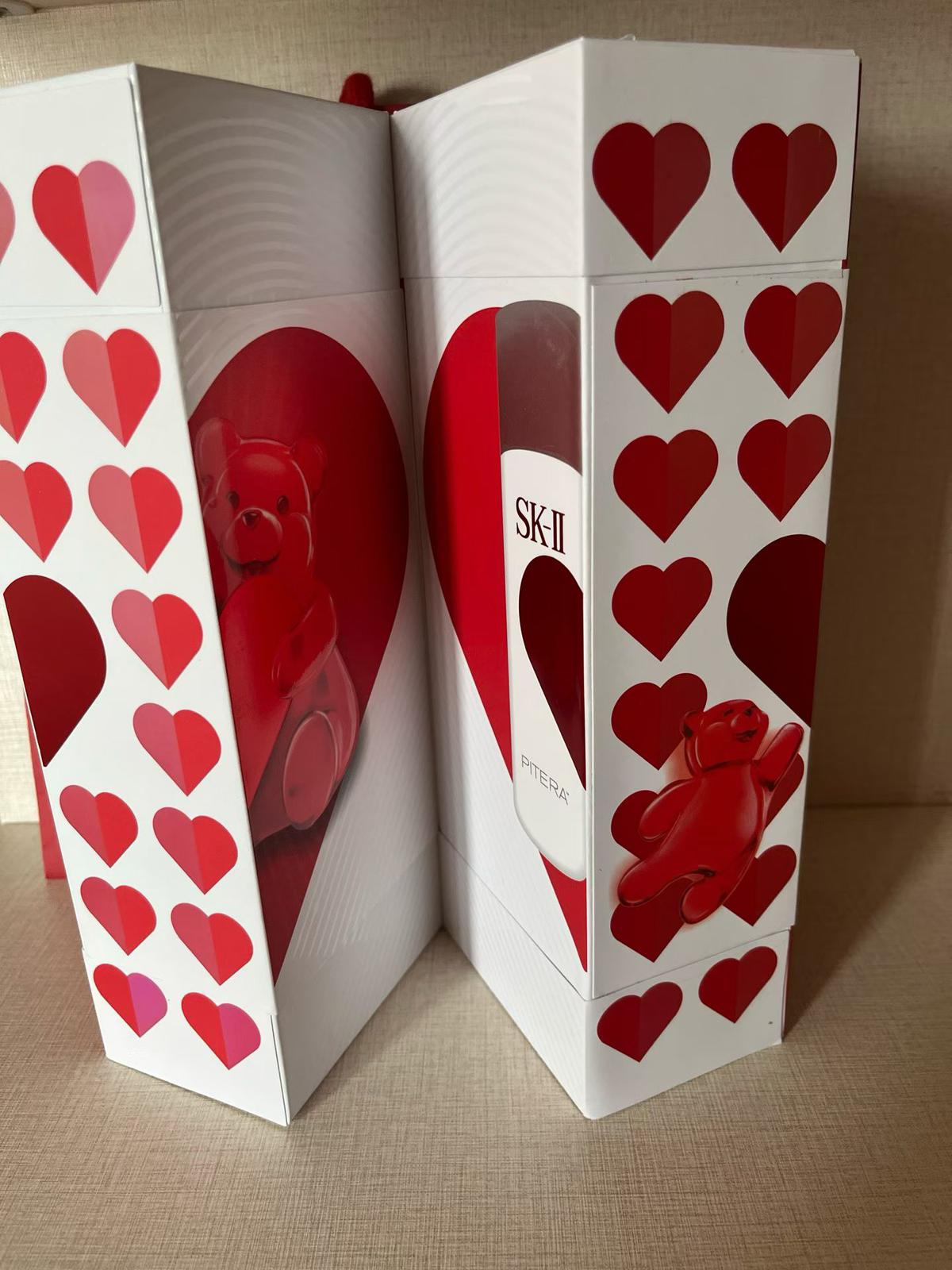 新版SK2神仙水情人節小熊禮盒一拖六套盒