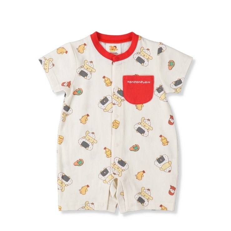 🇯🇵限量預訂 日本直送🇯🇵飯團布甸狗滿印口袋短袖連身服