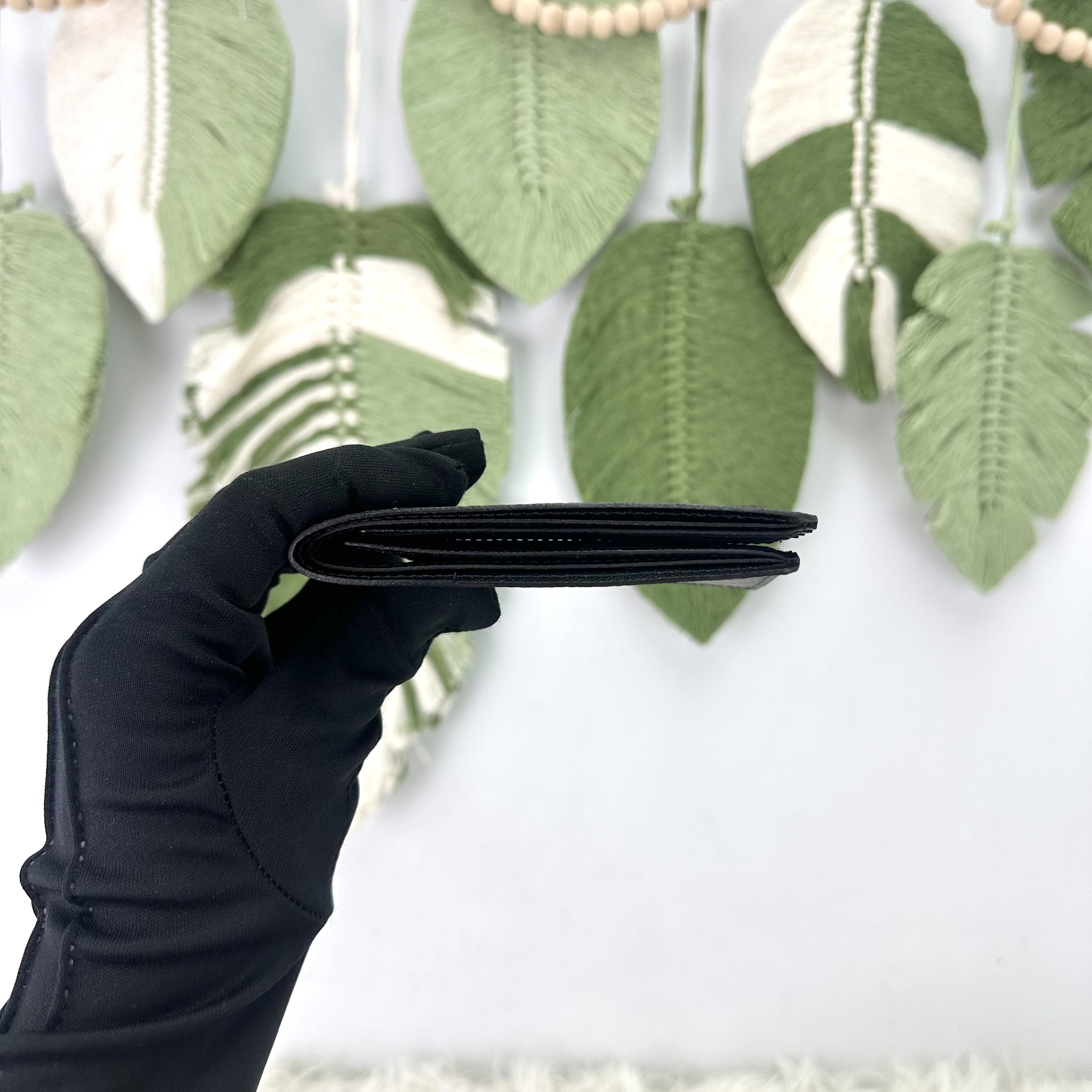 LV 🤍PRE OWNED Damier 黑色棋盤格銀包 全套有盒🖤