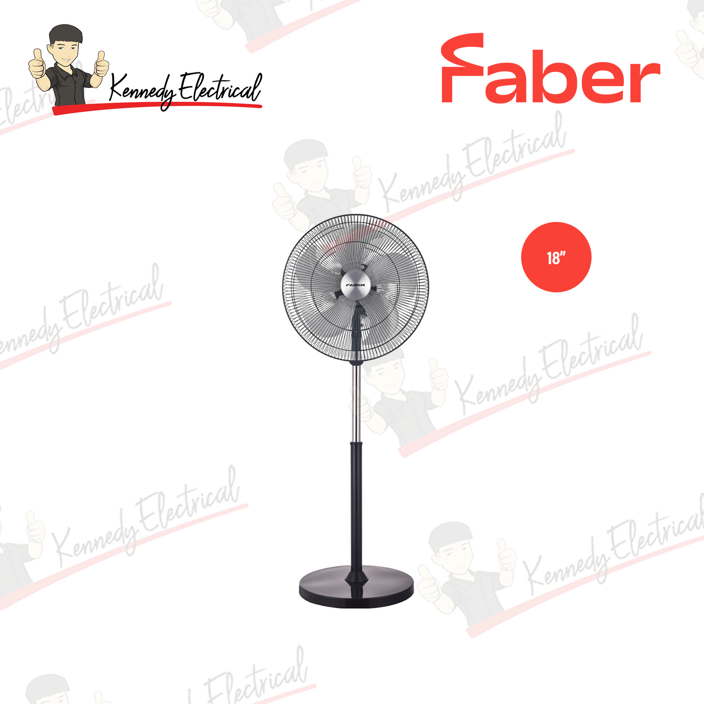 Faber 18" Industrial Stand Fan (FSF S183)