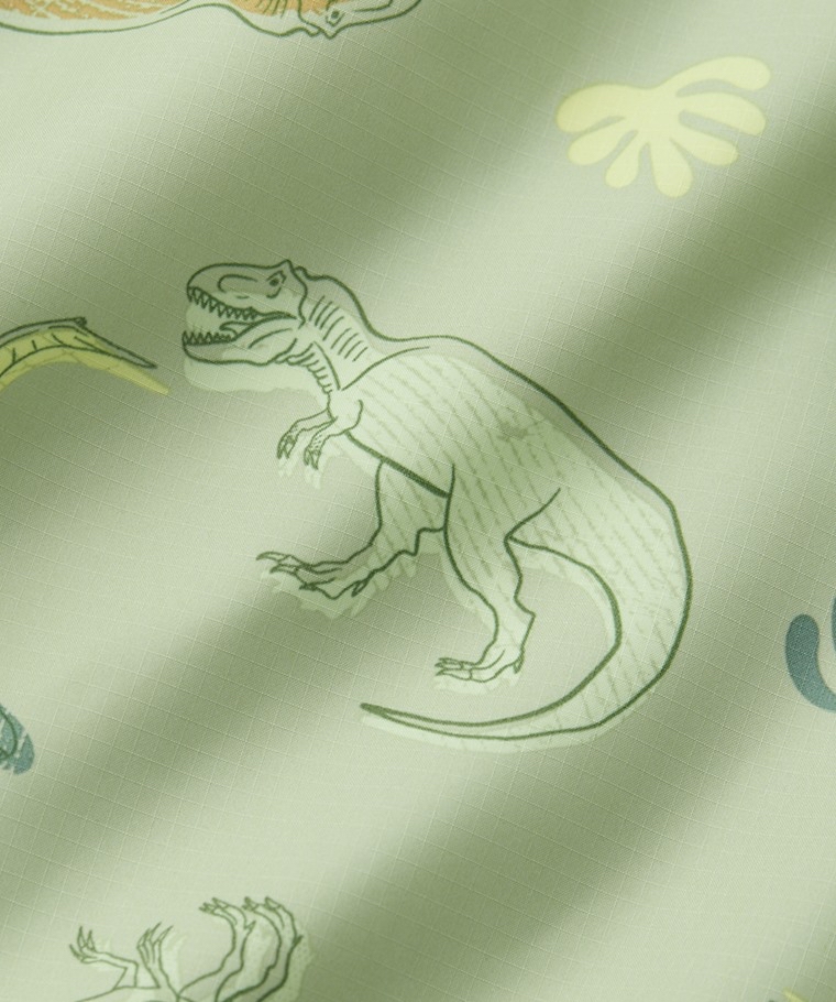 💚預訂 台灣直送💚兩色恐龍滿印抗UV輕型連帽風衣外套