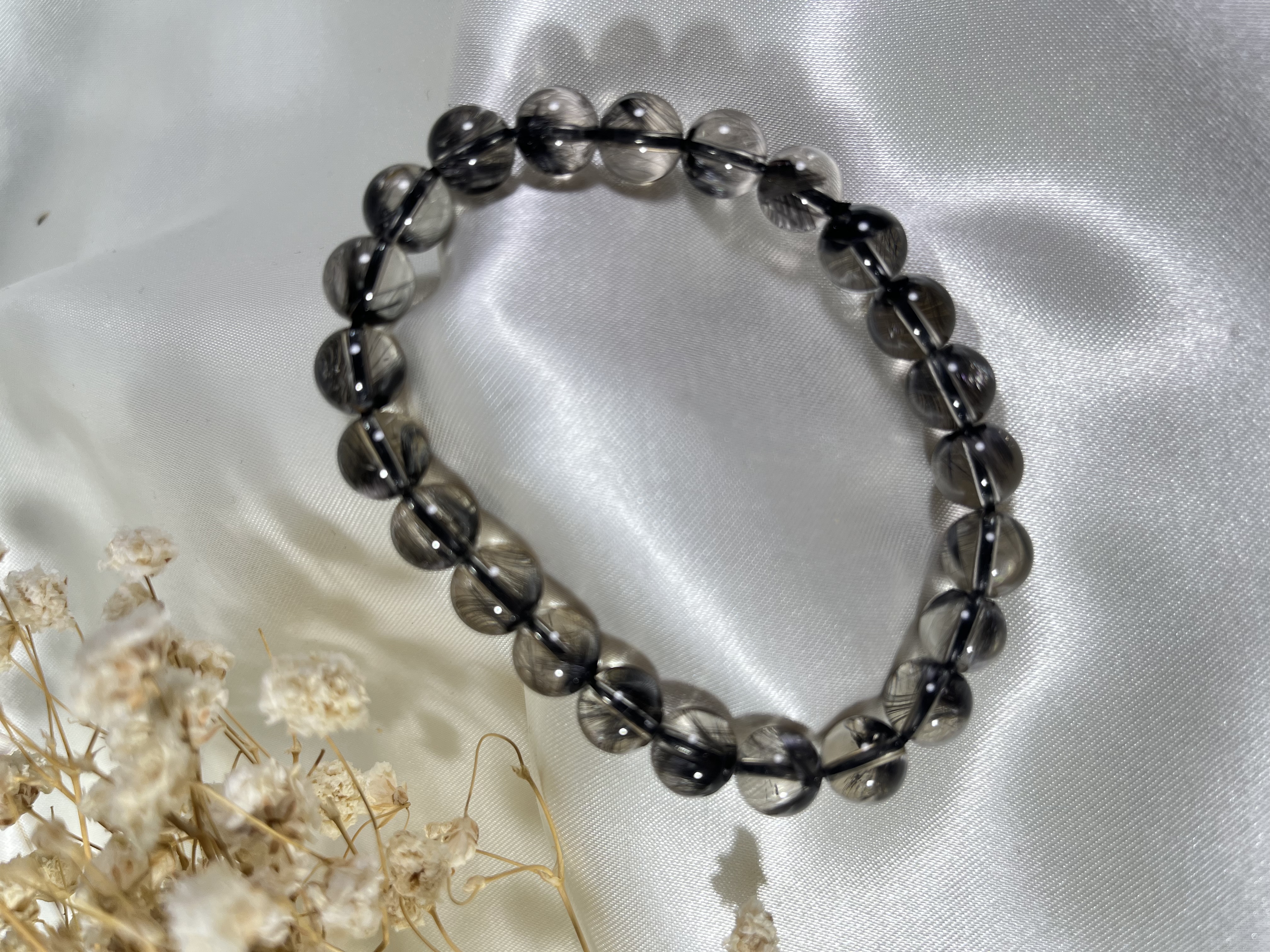 高品質透體黑銀鈦 8mm+