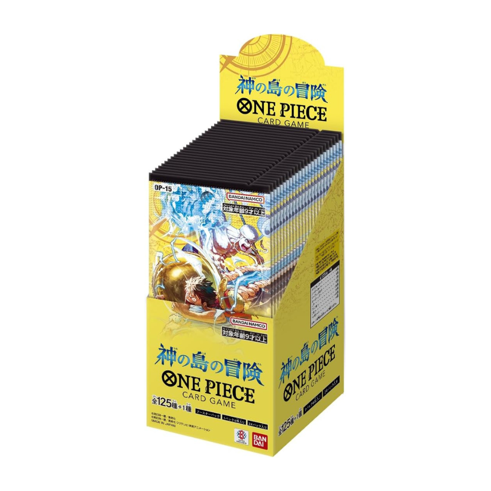 One Piece Card Game - 日本版海賊王 OPCG OP-15 神之島的冒險 原盒未開封 (擴充包 24包/盒) 神の島の冒険