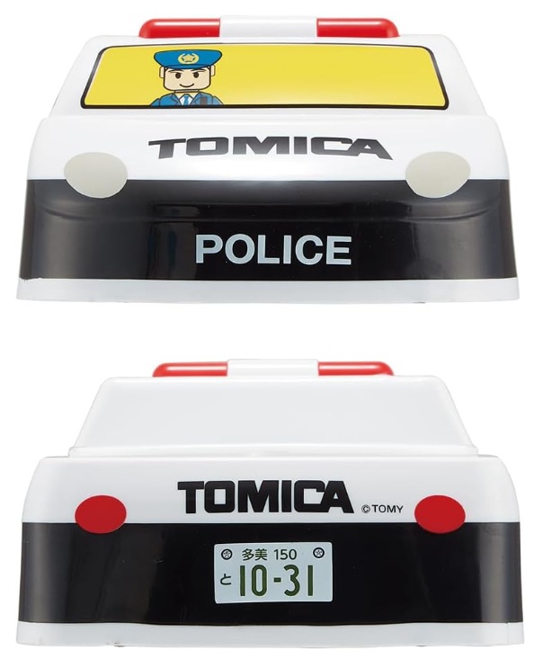 日本直送  Tomica 警車立體兒童餐盤 / 兒童食物盤 / 兒童餐必備  