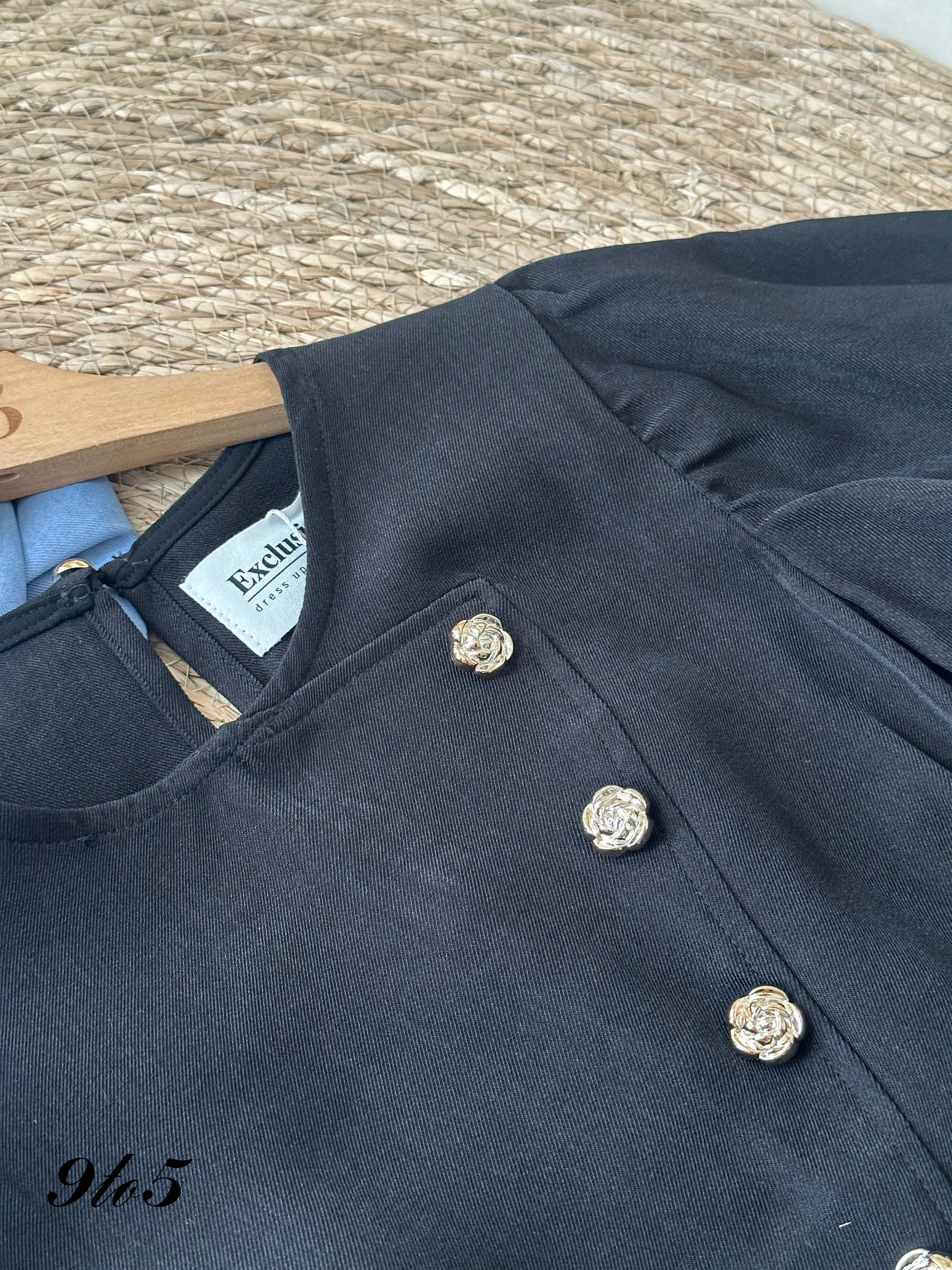 T4043 Puff Sleeve Crop Top - 4 Colors 