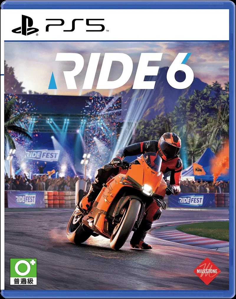 PS5 極速騎行 Ride 6 中/英/日文 (中文封面) PS5-2644