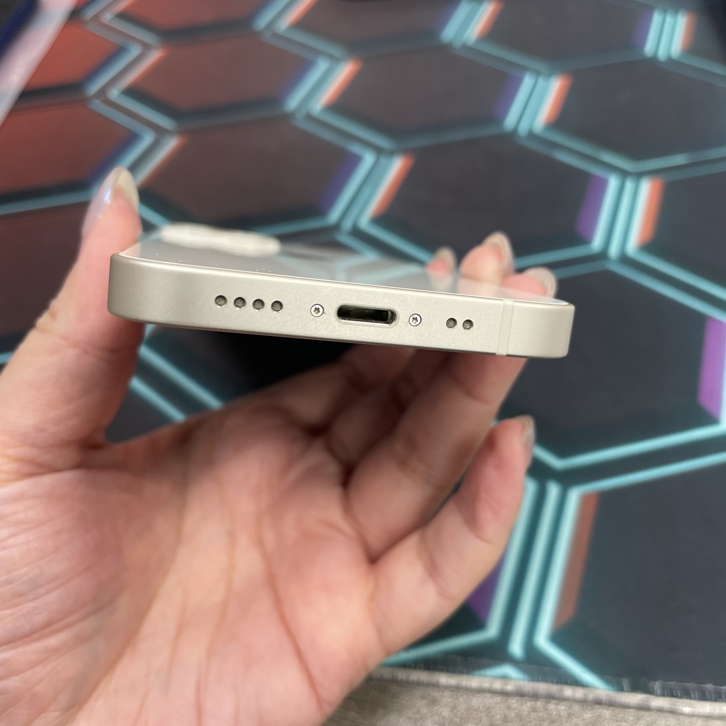 *7246 13 mini 完美機 128GB 電79 白色 white