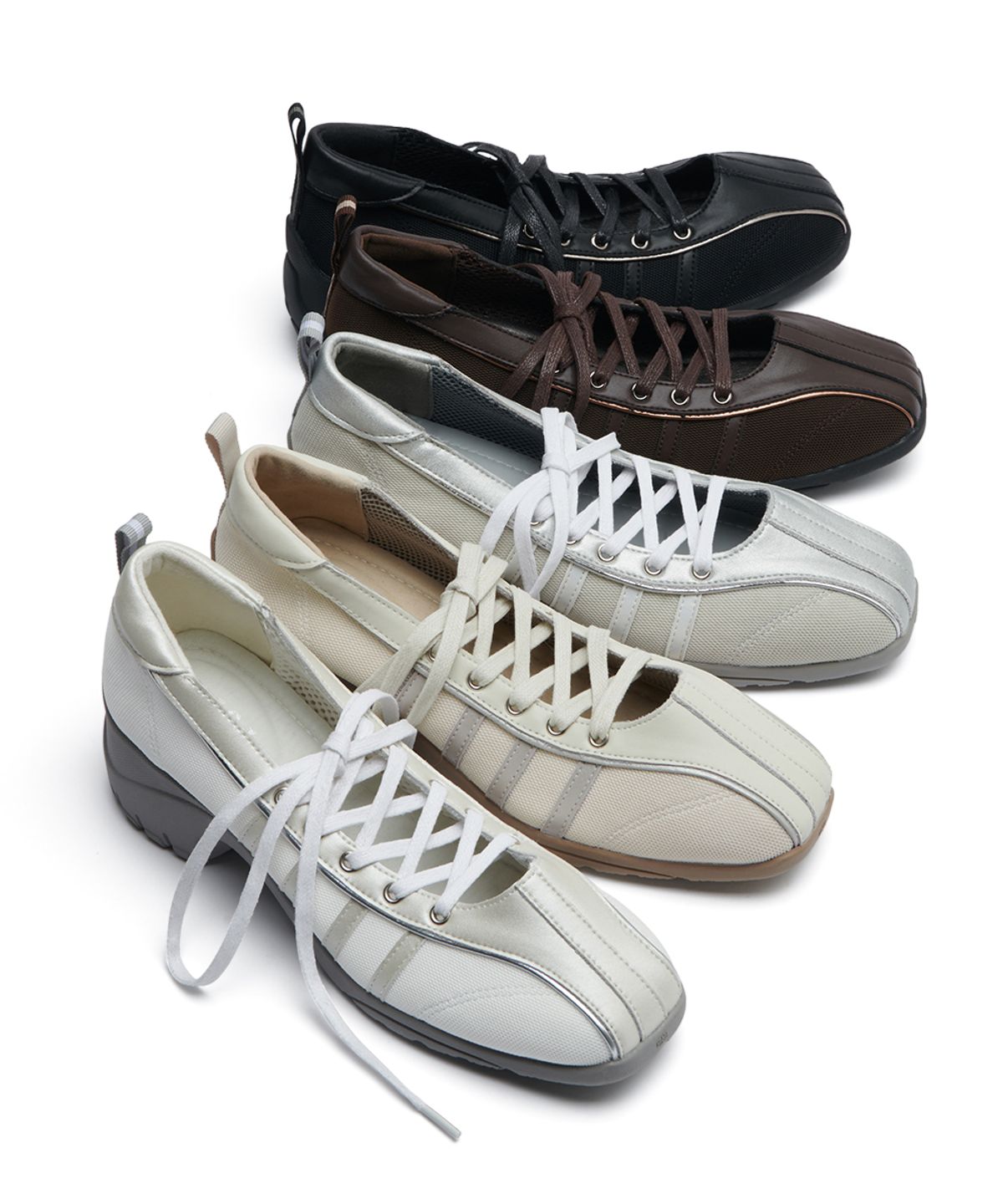 🇰🇷訂購｜Rockfish｜BLISS HEEL LACEUP SNEAKERS 5色 