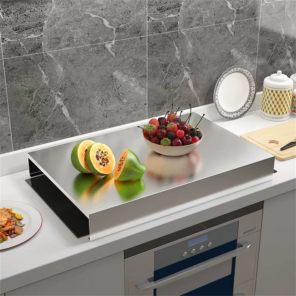 不鏽鋼爐頭架 廚房置物架 電磁爐置物架 煮食爐支架 灶架 放置置物板 S［平行進口］ HK2750