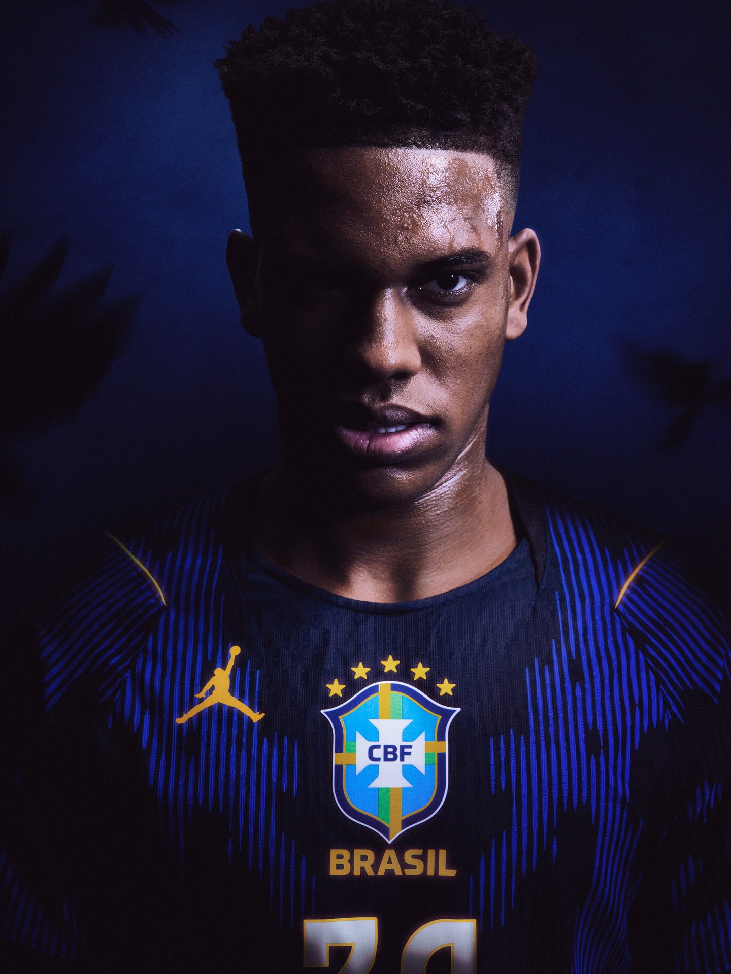 🇧🇷💙🔥 Nike x Jordan Brazil 巴西 2026-27 作客球員版球衣 (可加印字章) IU1074