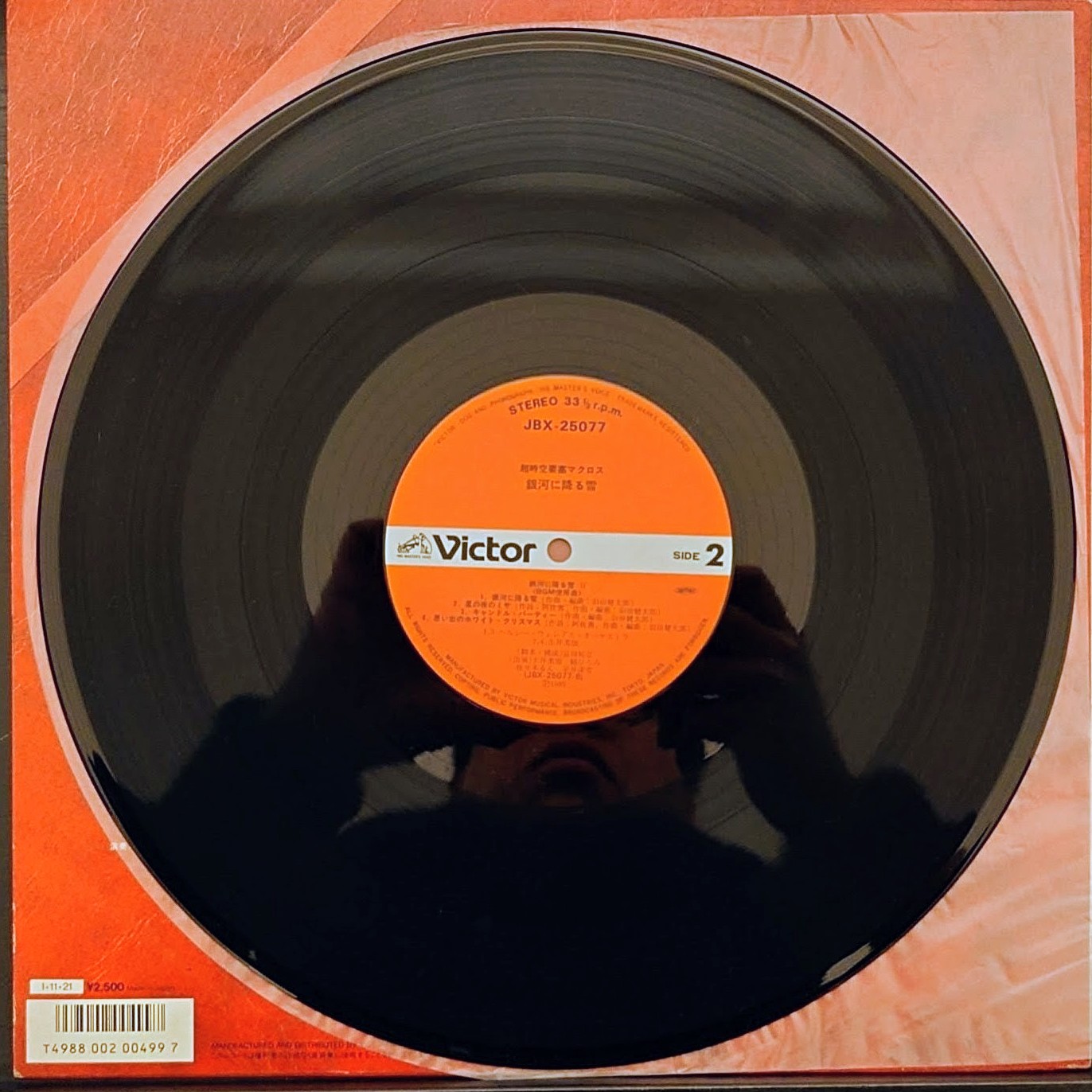 (極罕美品) 經典動畫 < 超時空要塞Macross - 銀河降雪＞1985 羽田健太郎 LP黑膠專輯