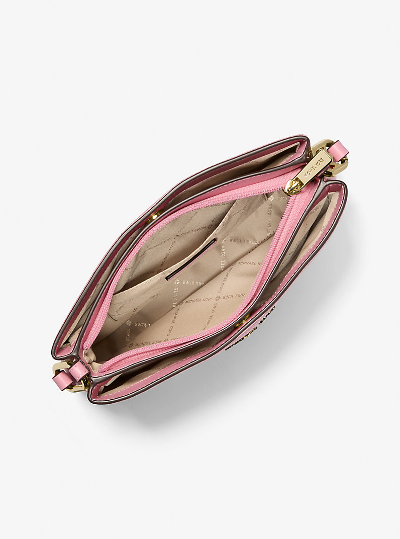 Michael Kors Trisha Pebbled Leather Crossbody Bag With Pouch Gift Set