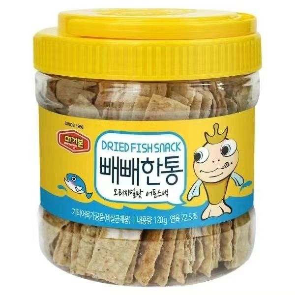 韓國 Murgerbon 烤魚片桶裝120g