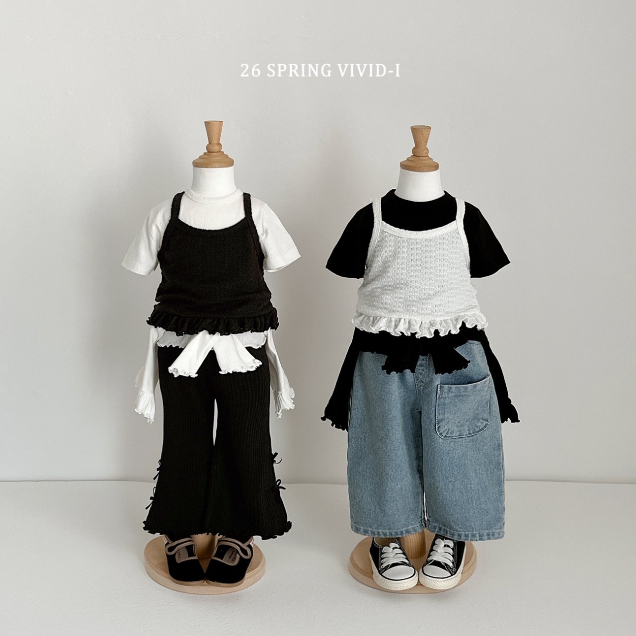 🌸預訂 韓國直送🌸🇰🇷VIVIDI兩色口袋寬鬆闊腳牛仔褲