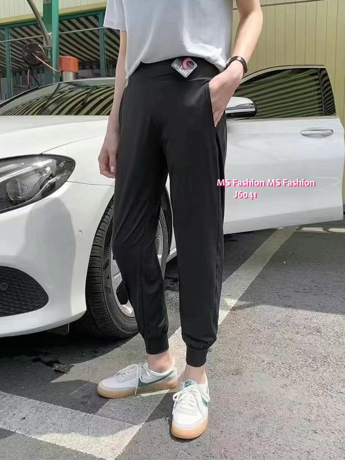 J6041 韓國🇰🇷冰涼束腳運動褲