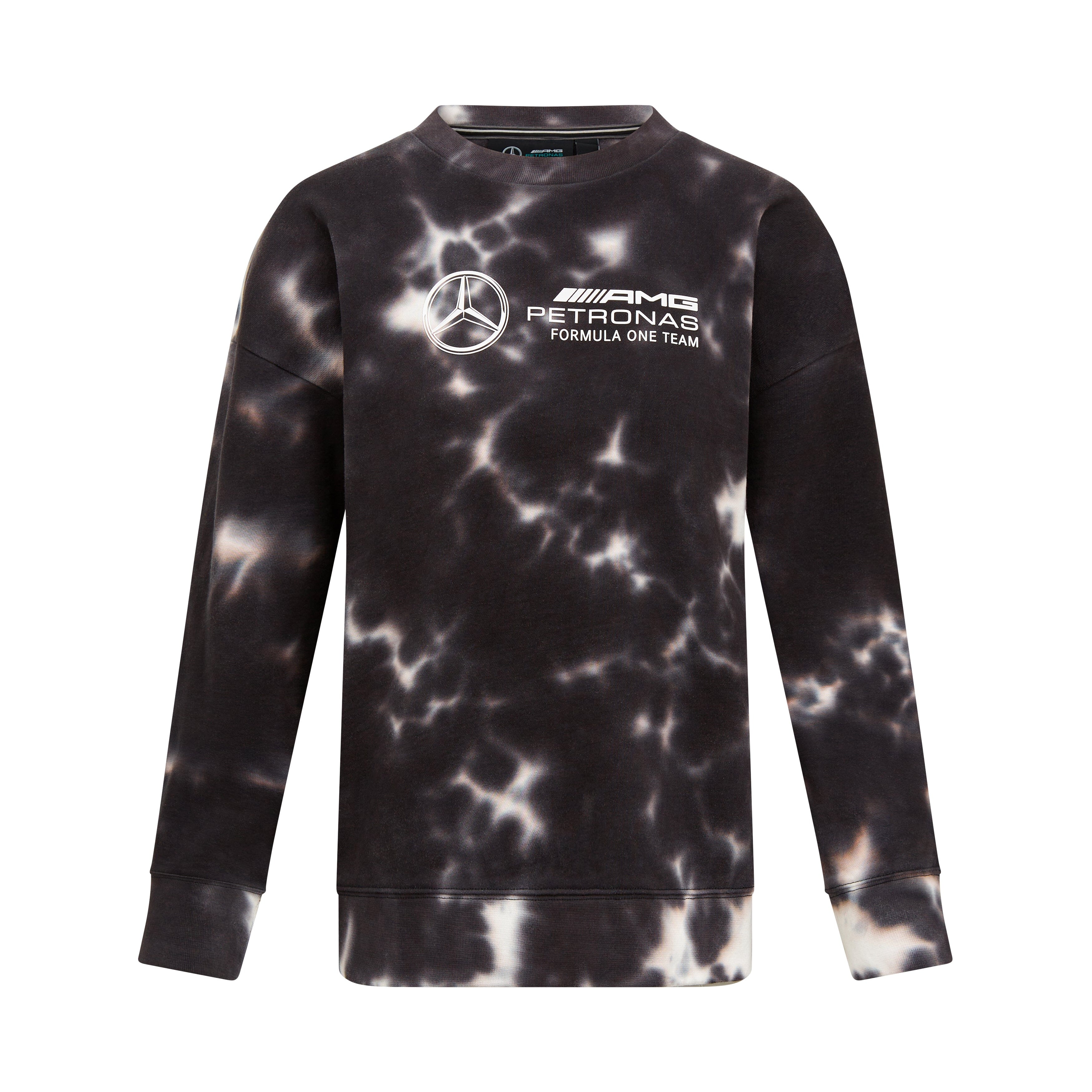 F1 Mercedes Benz 平治車隊 Women's Tie-Dye 圓領衛衣