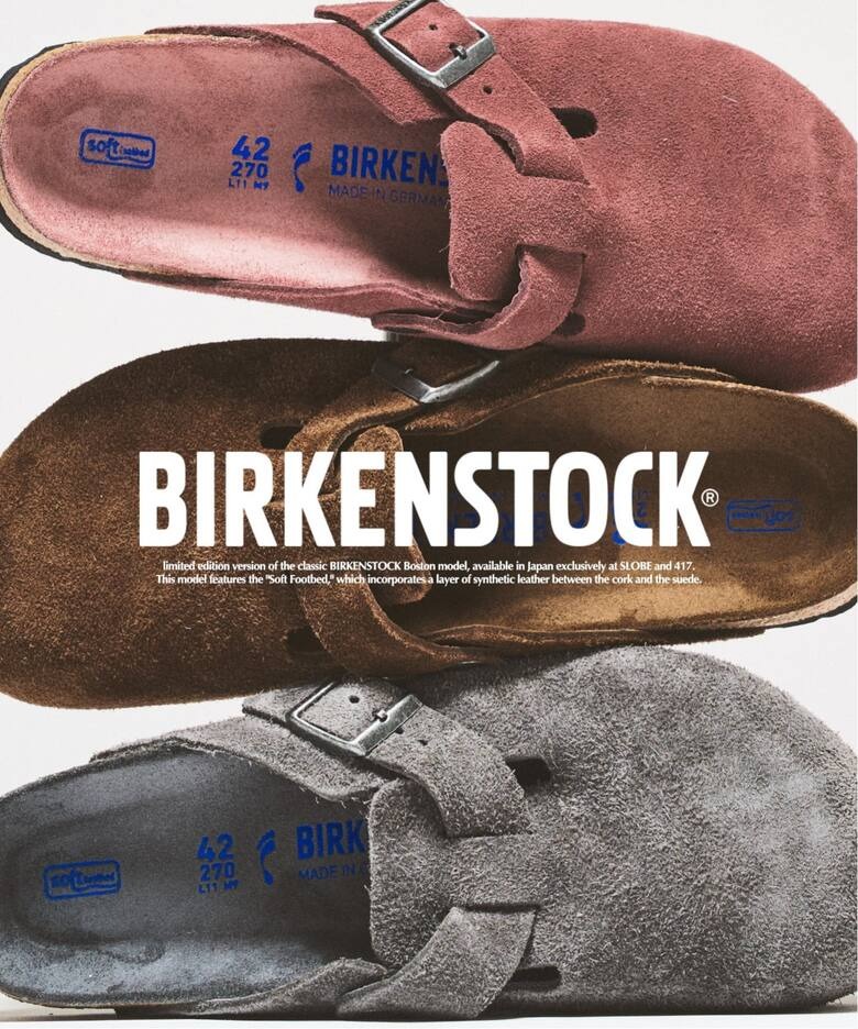 [訂購] [日本真送] 🤎 417 EDIFICE 限定「BIRKENSTOCK Boston SFB Narrow」{TF260826} 因數量有限，請先向我們WHATSAPP查詢