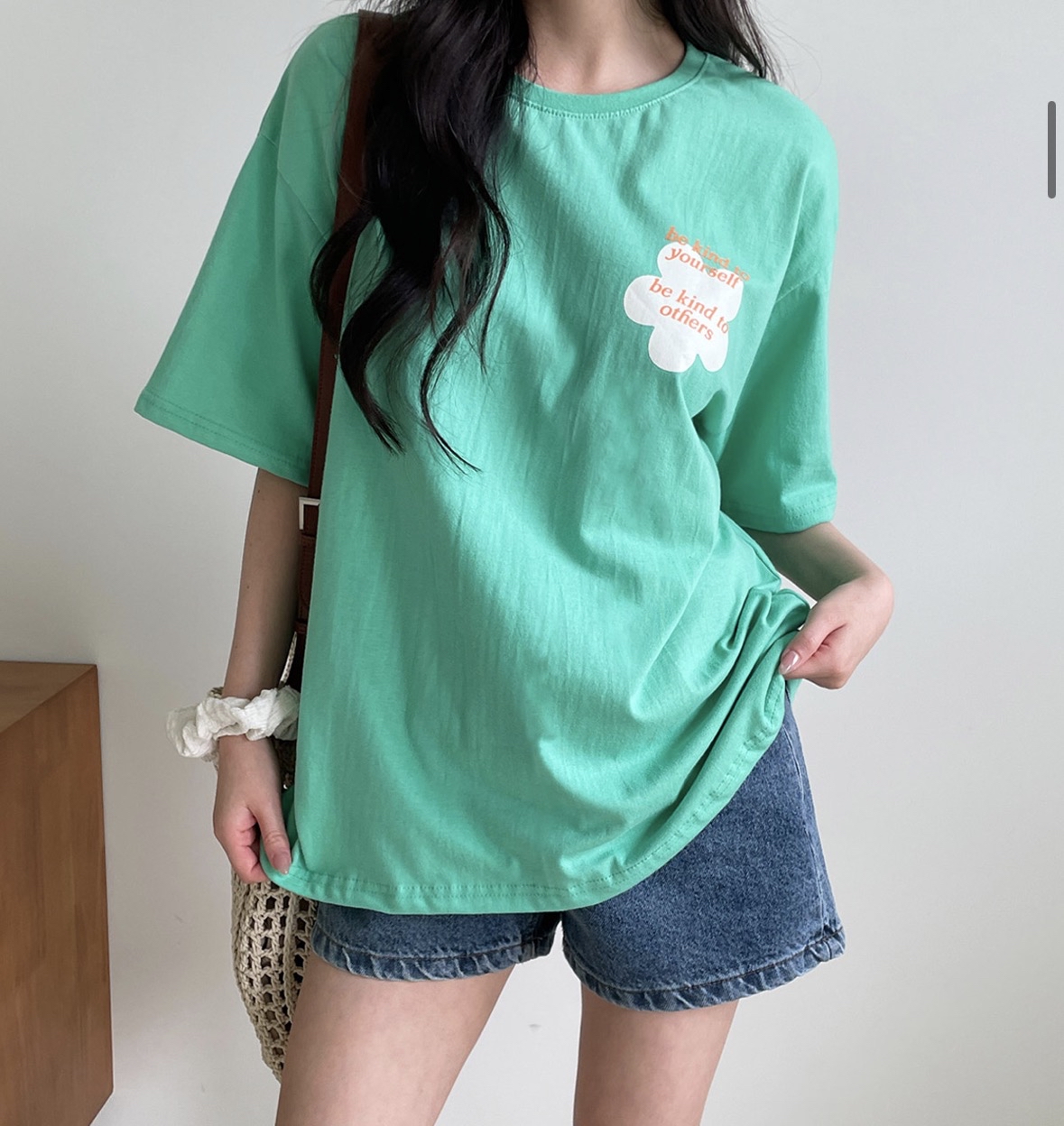 ☀️初夏優惠☀️ 撞色logo print Tee