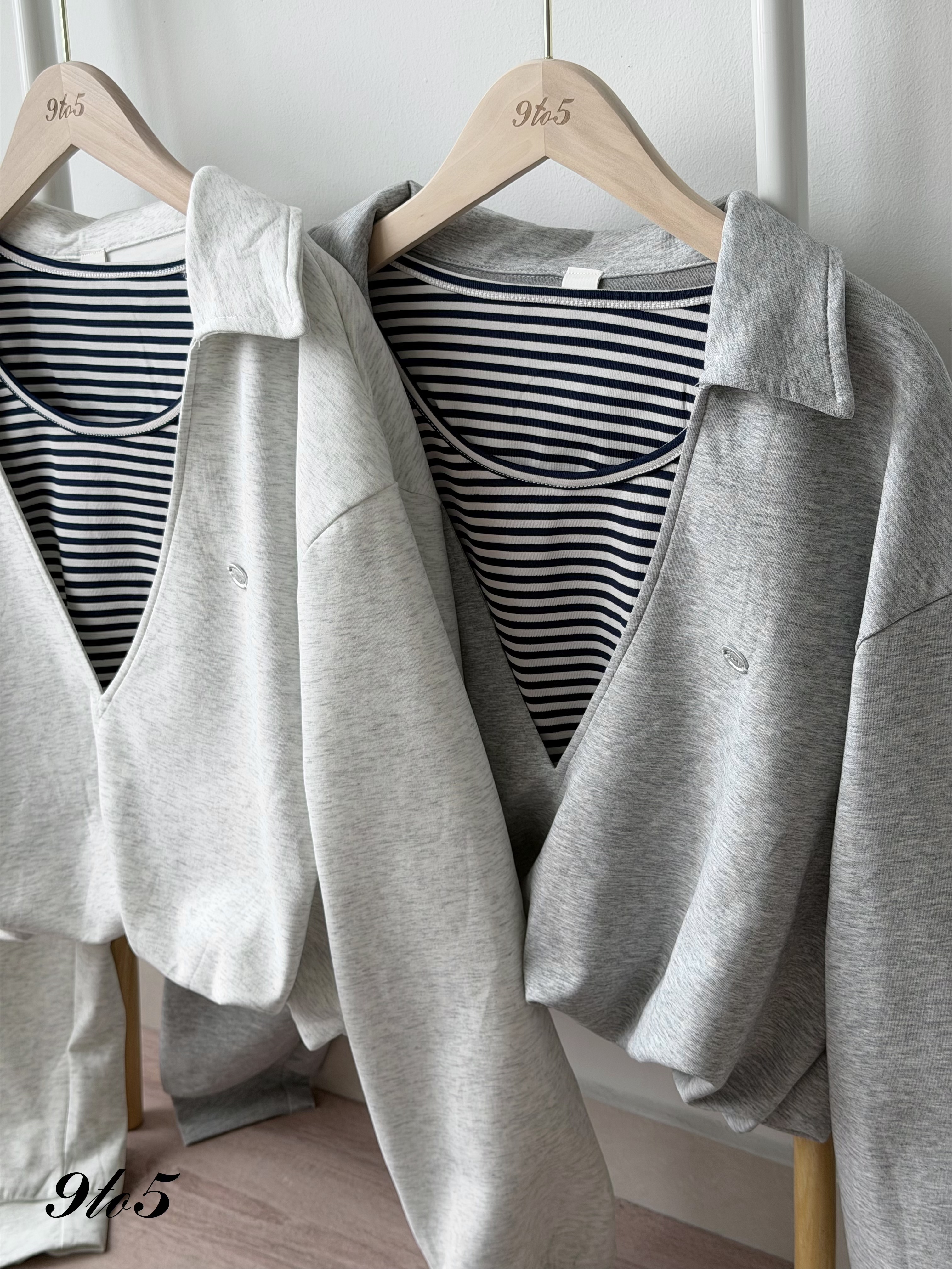 T4532 Fake Two-Pieces Sweatshirt - 3 Colors 