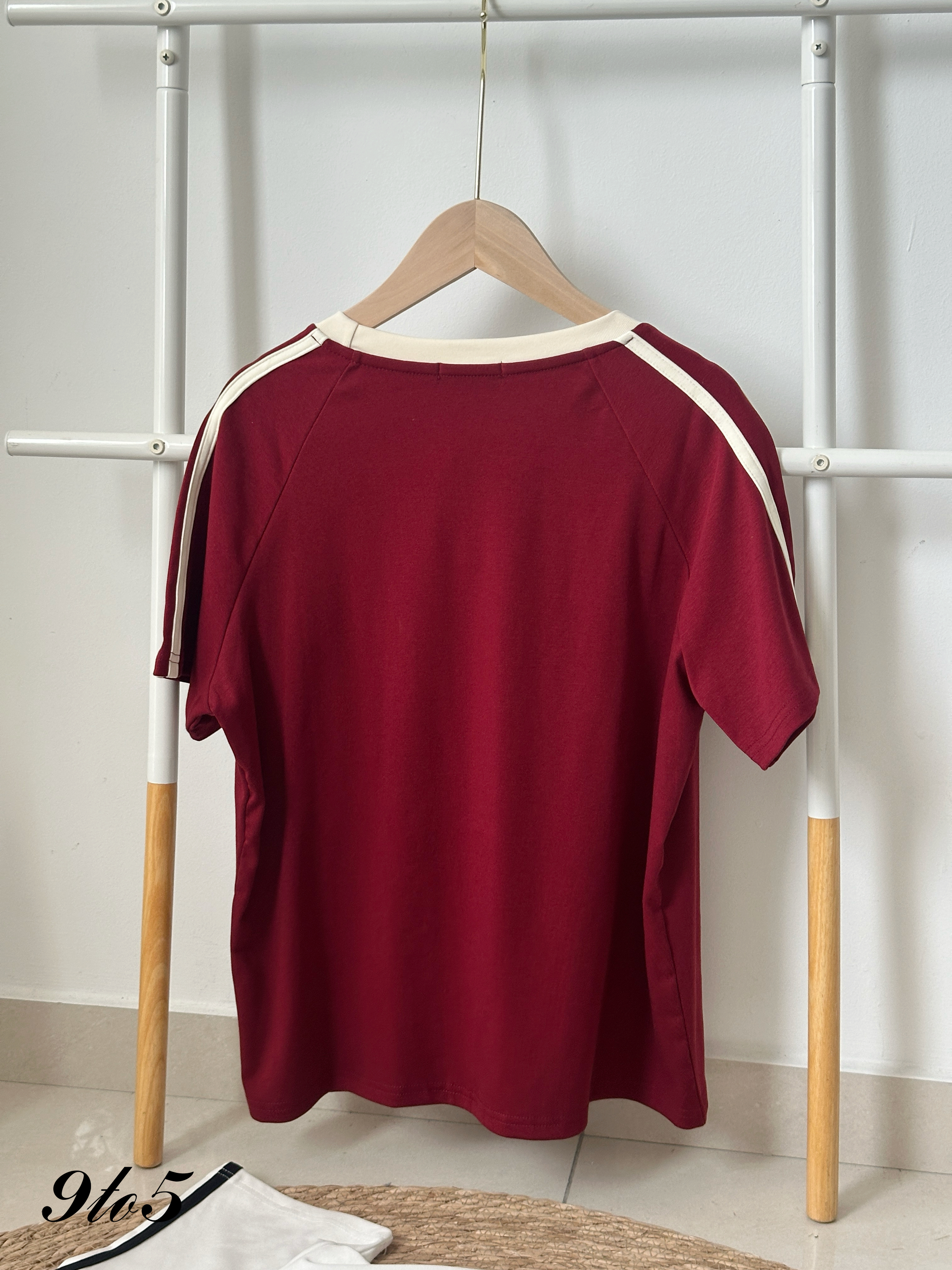 T4213 Contrast Oversized Tee - 3 Colors 