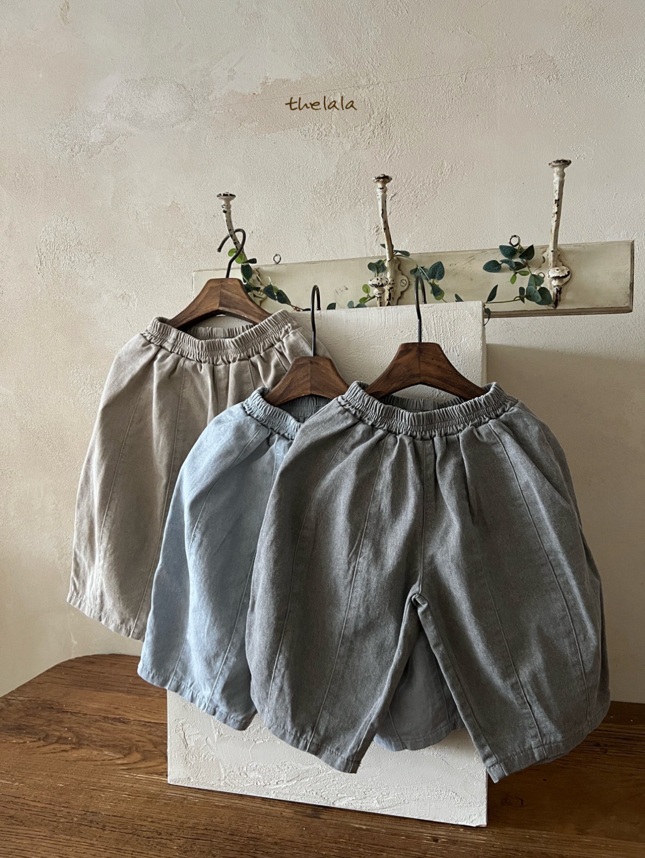 🌸預訂 韓國直送🌸🇰🇷THELALA三色寬鬆闊腳褲