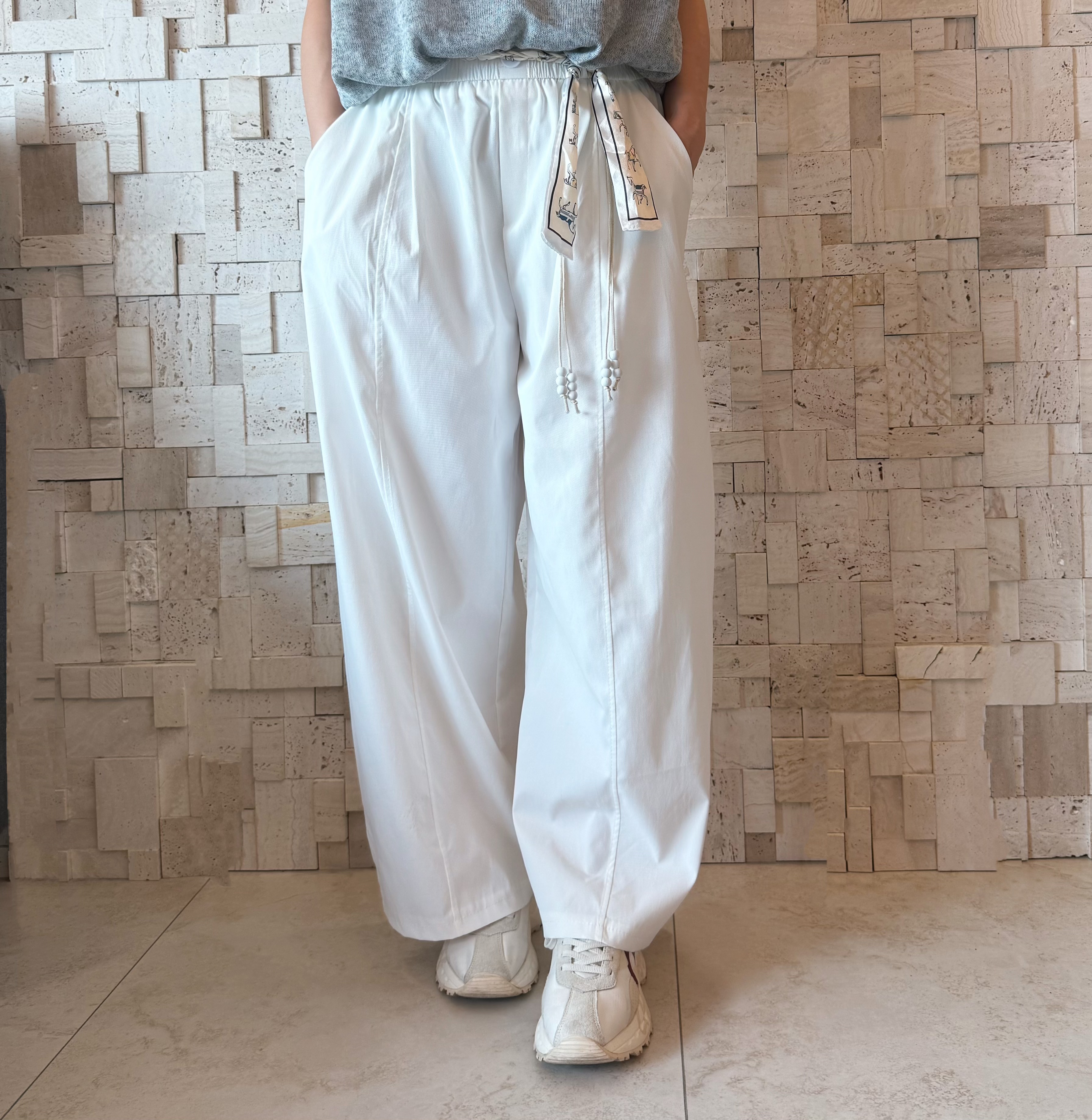 B00567 薄料滑身百搭闊褲✨ 