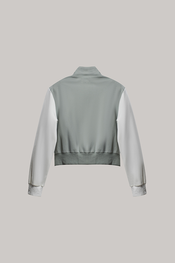 Modern Contrast Panel Jacket