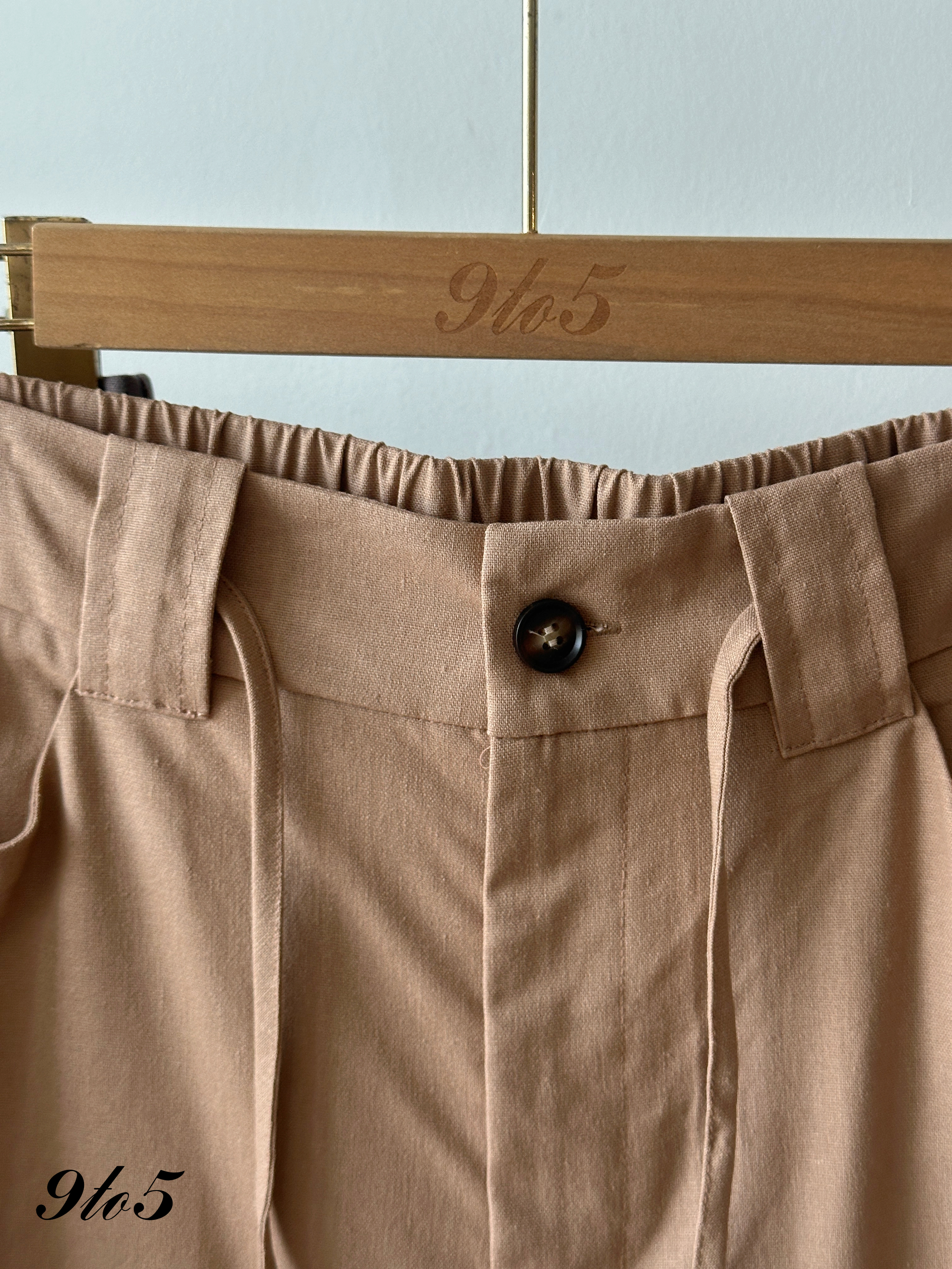 S1971 Linen Long Straight Pants - 3 Colors 