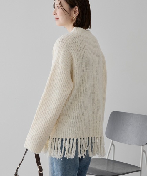 流蘇慵懶感冷衫