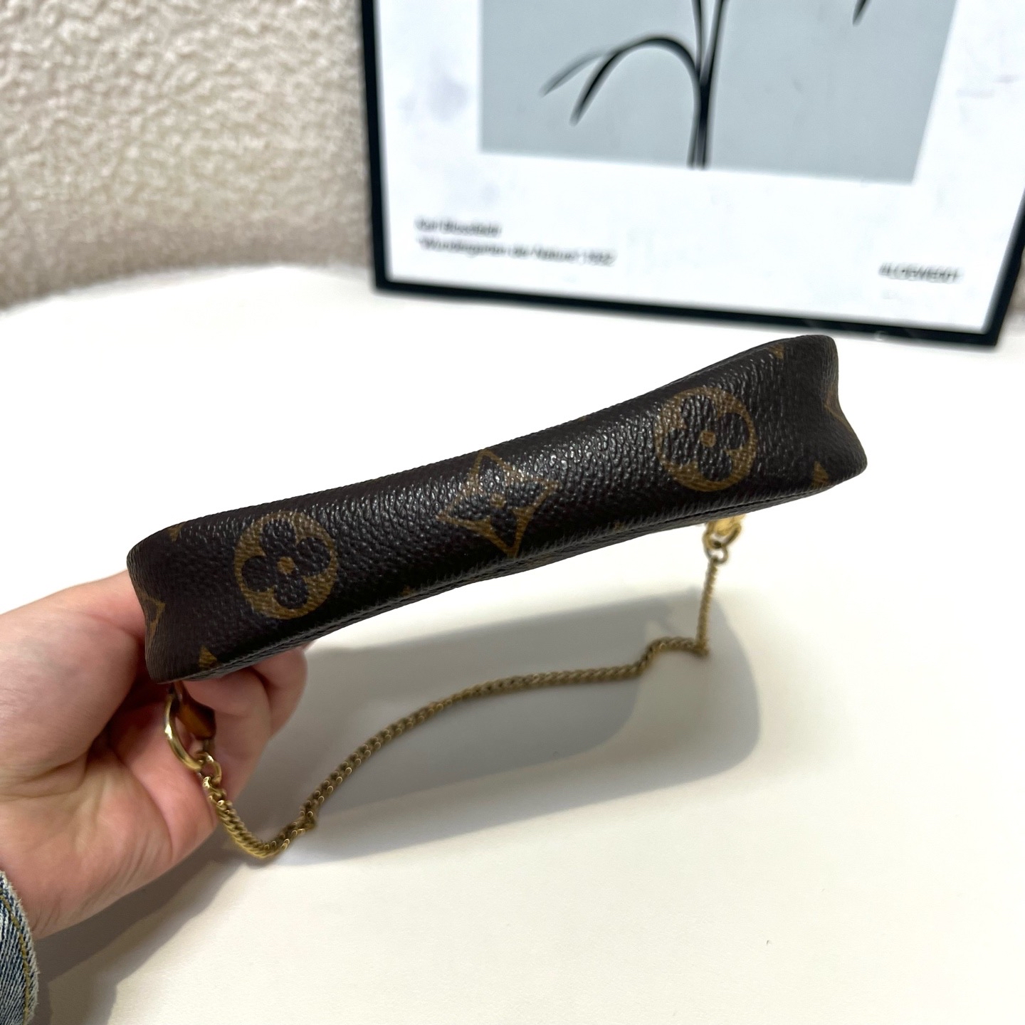 【預訂貨品】LV中古老花麻將包