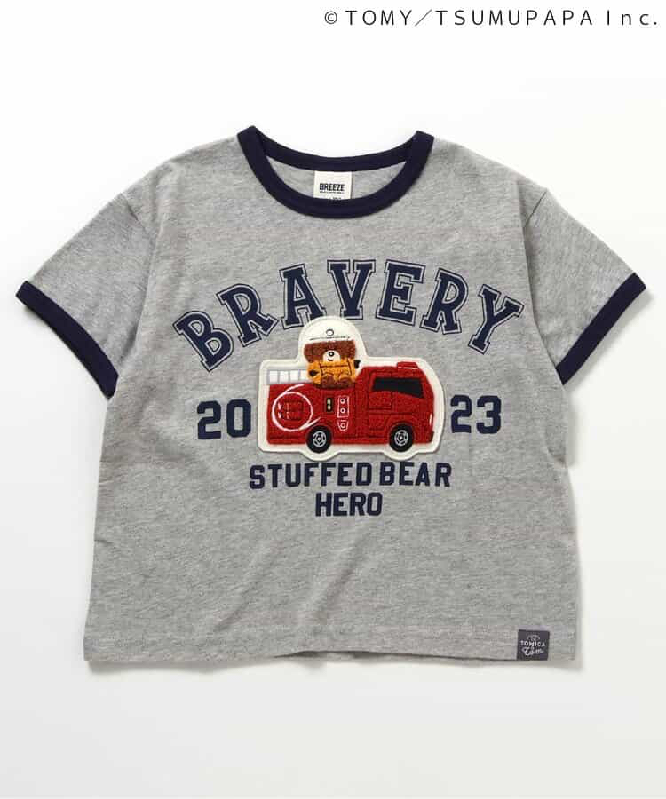 🇯🇵預訂 日本直送🇯🇵Breeze x Tomica系列三色車車字母印花滾邊短袖T恤
