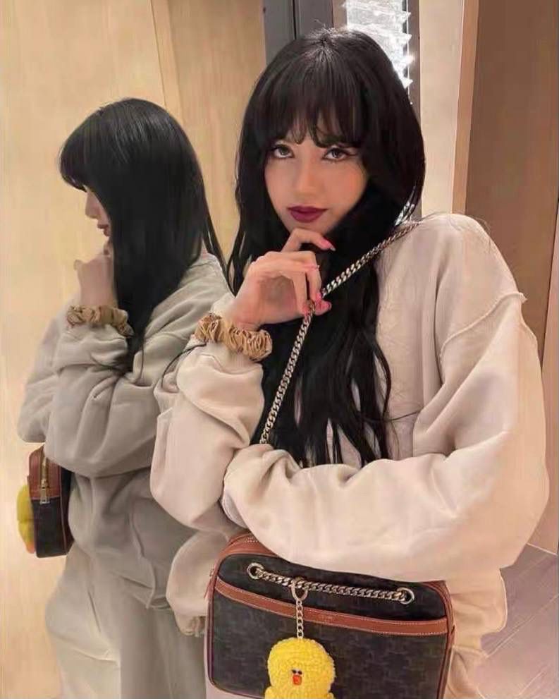 🔥大货实拍图 𝗖𝗘𝗟𝗜𝗡𝗘♥𝗖𝗔𝗡𝗩𝗔𝗦 𝗣𝗔𝗧𝗔𝗣𝗔𝗡𝗦 型号：196252 尺寸：20.5*15*4.5cm 不得不承认最近的Celine的老花系列有点Old Celine的味道，虽然不是皮的面料，但是很耐用，挎在腋下复古又文艺～目测会成为新一季爆款 🥳